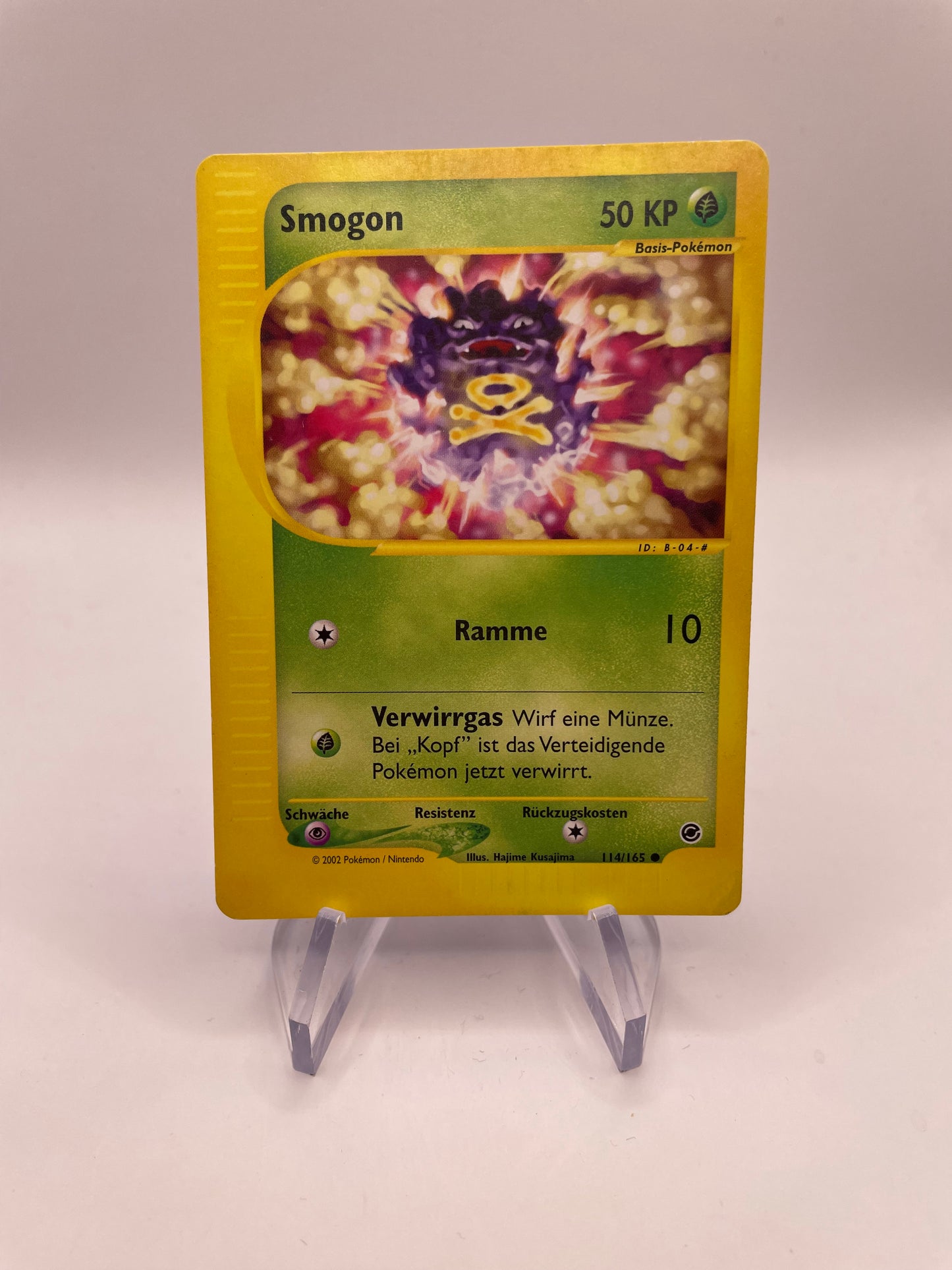 Pokemon Karte e-Series Smogon 114/165 Deutsch