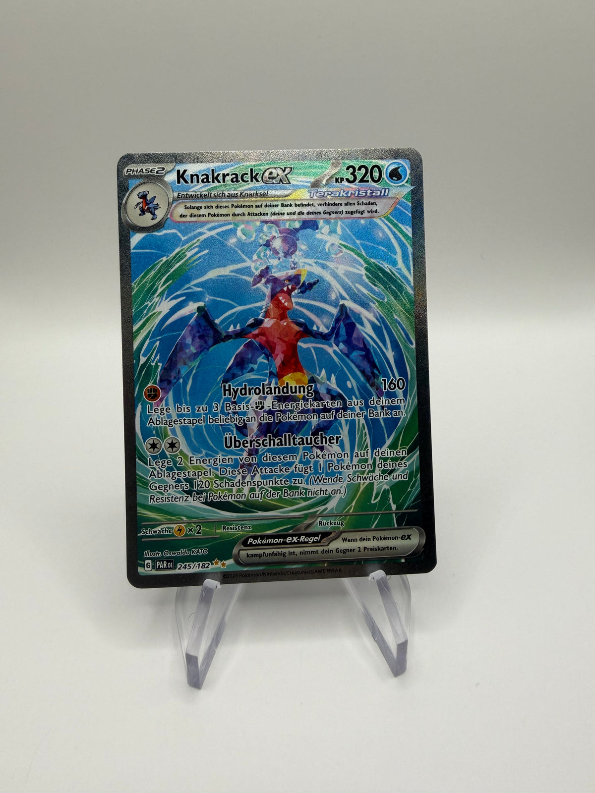 Pokemon Karte Alt Art Knakrack 245/182 Deutsch