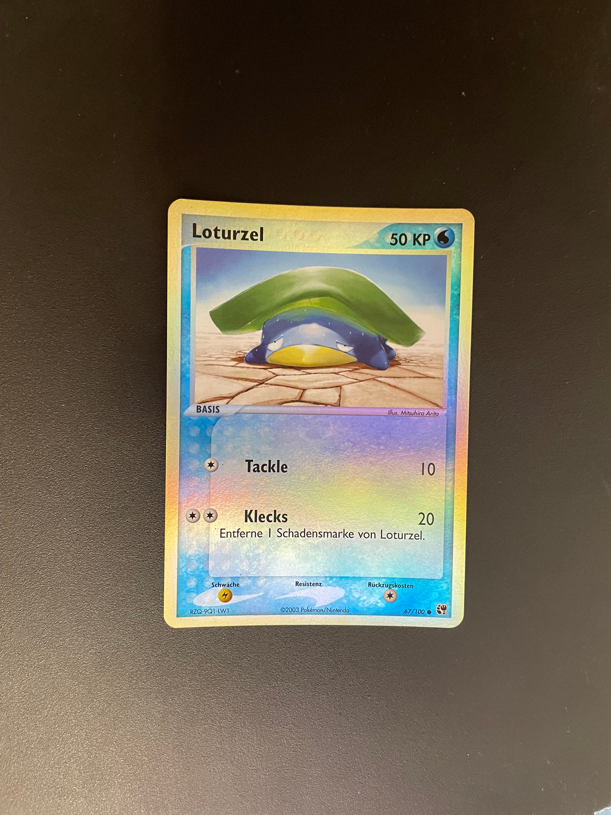 Pokémon Karte Reverse Loturzel 67/100 Deutsch