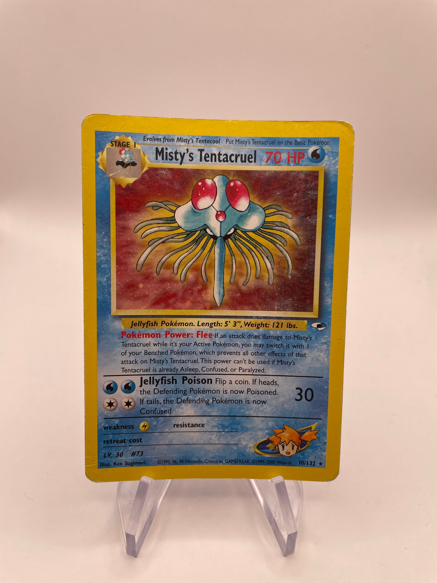 Pokemon Karte Holo Misty‘s Tentoxa 10/132 Englisch
