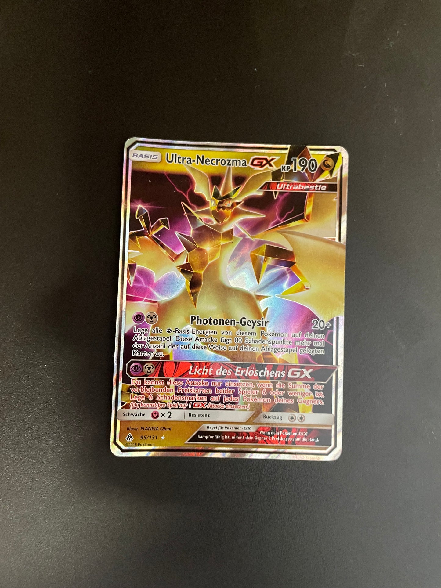 Pokémon Karte GX Ultra-Necrozma 95/131 Deutsch