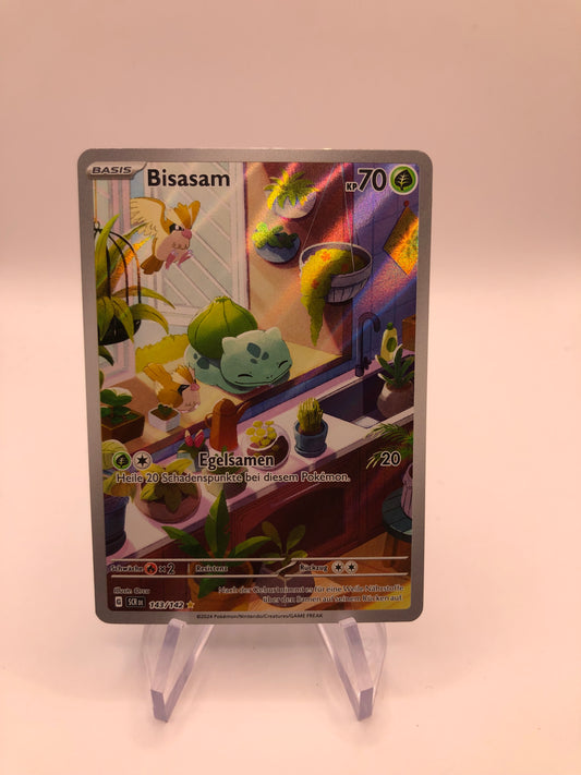 Pokemon Karte Bisasam 143/142 Deutsch