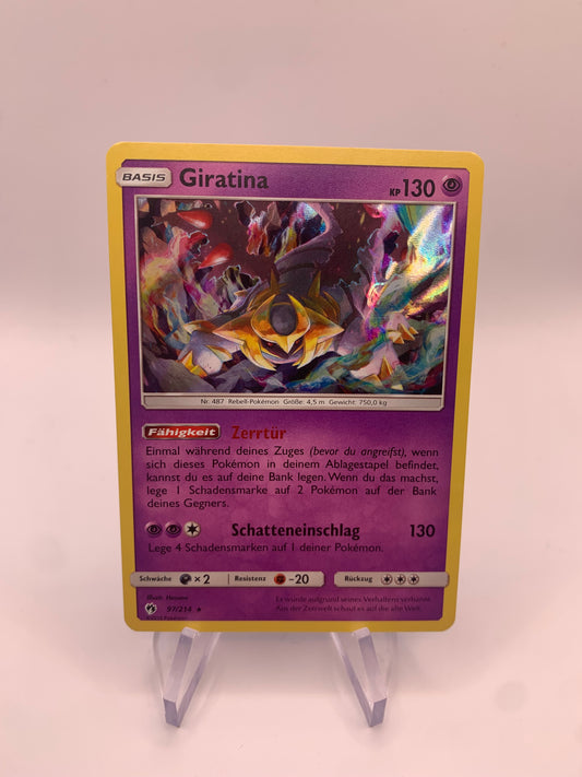 Pokemon Karte Holo Giratina 97/214 Deutsch