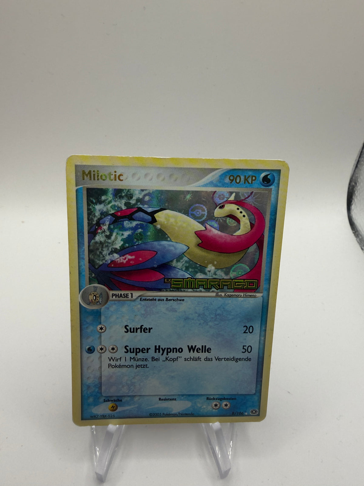 Pokemon Karte Stamp Milotic 8/106 Deutsch