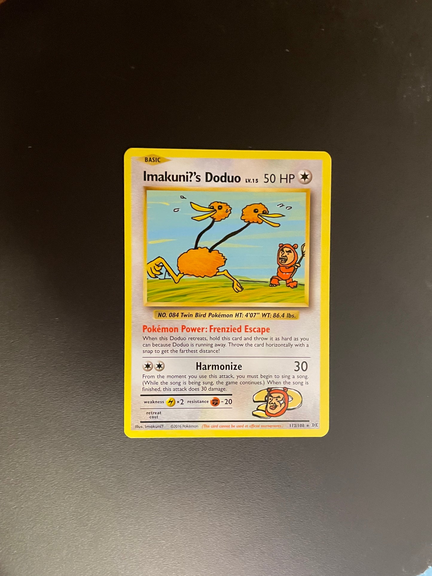 Pokemon Karte Imakuni?‘s Duduo 112/108 Englisch