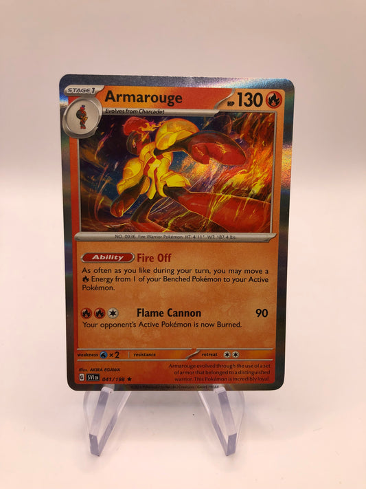 Pokemon Karte Holo Armarouge 41/198 Englisch