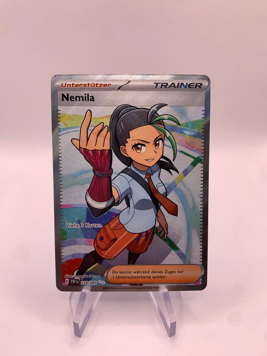 Pokemon Karte Trainer Nemila 229/91 Deutsch