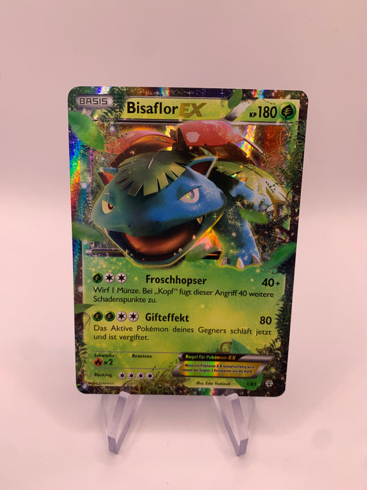 Pokemon Karte Ex Bisaflor 1/83 Deutsch