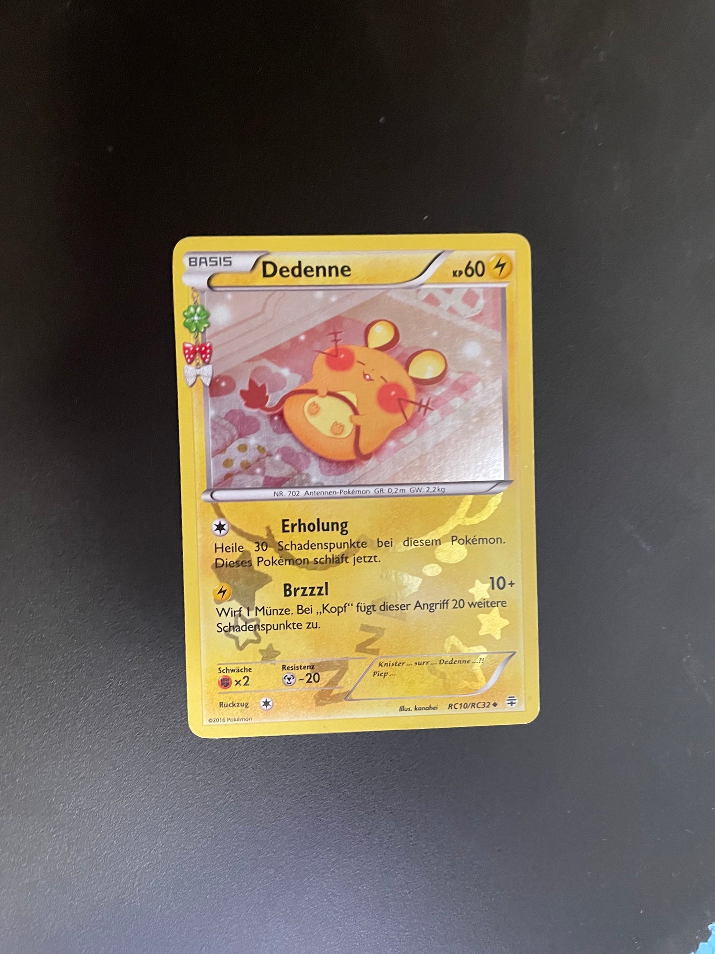 Pokemon Karte Holo Dedenne RC10/RC32 Deutsch