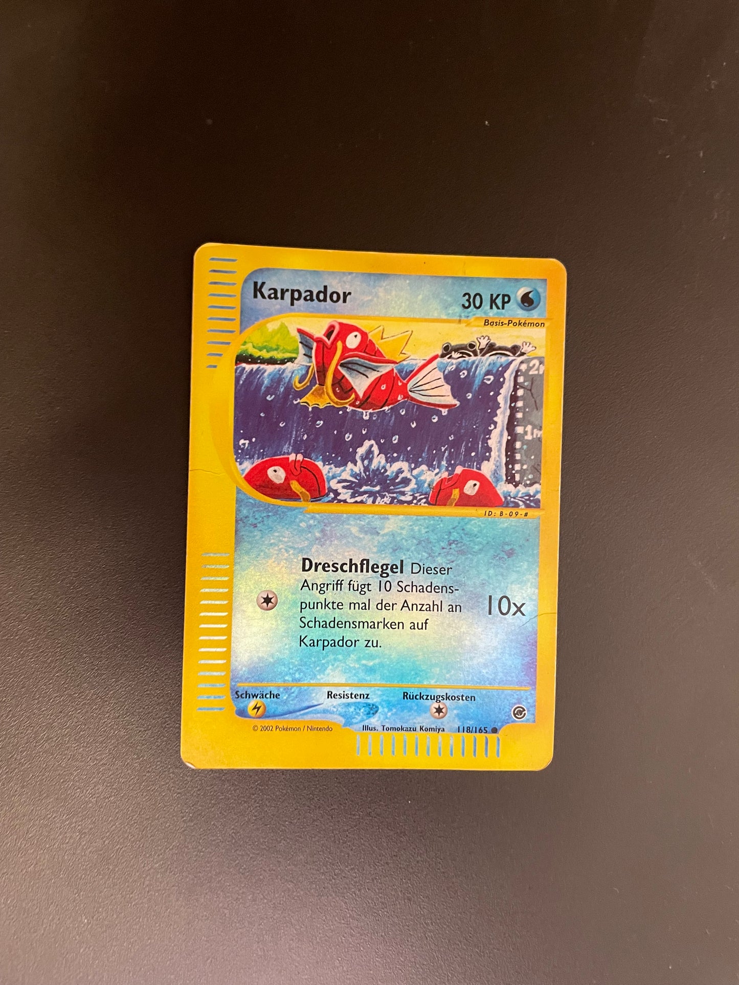 Pokemon Karte E-Series Karpador 118/165 Deutsch