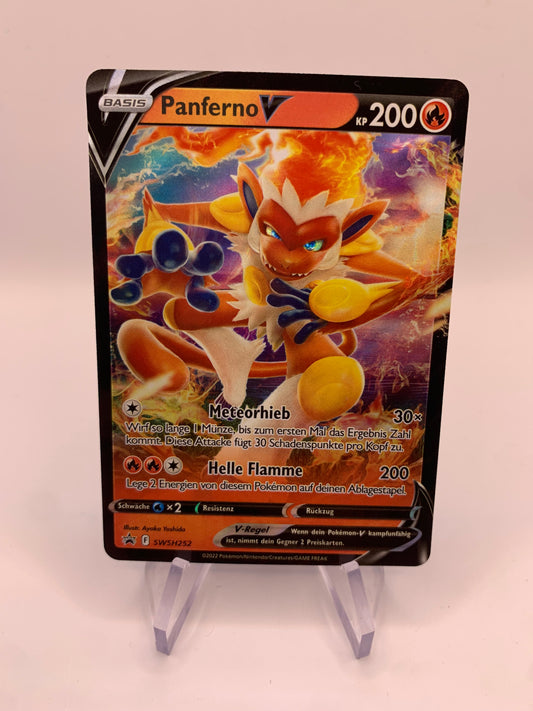 Pokemon Karte V Promo Panferno SWSH252 Deutsch