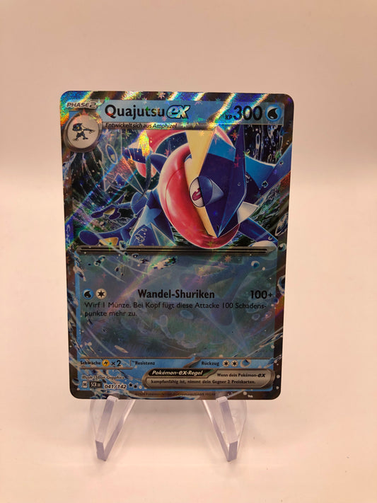 Pokemon Karte EX Quajutsu 41/142 Deutsch