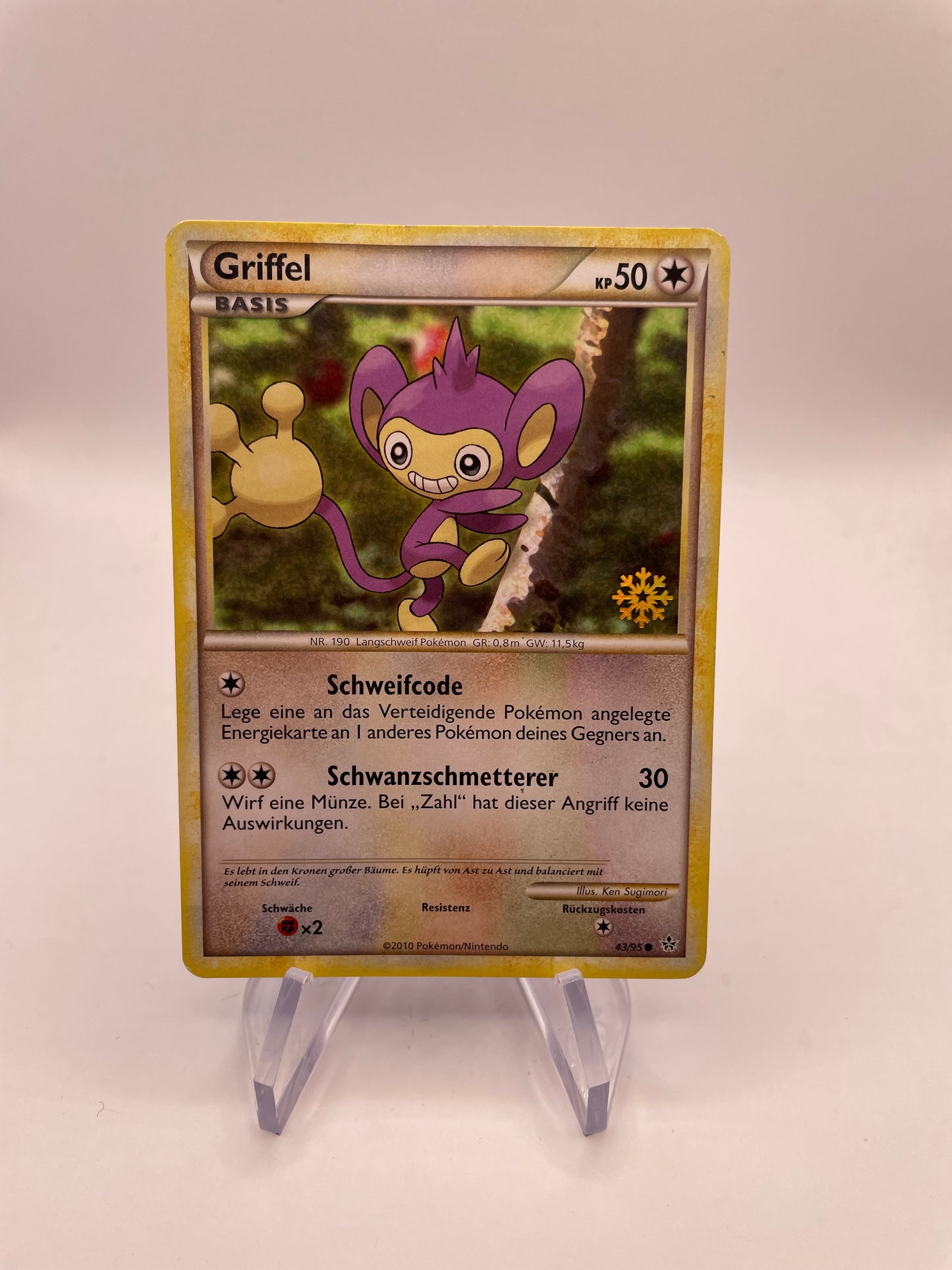 Pokémon Karte Griffel 43/95 Deutsch