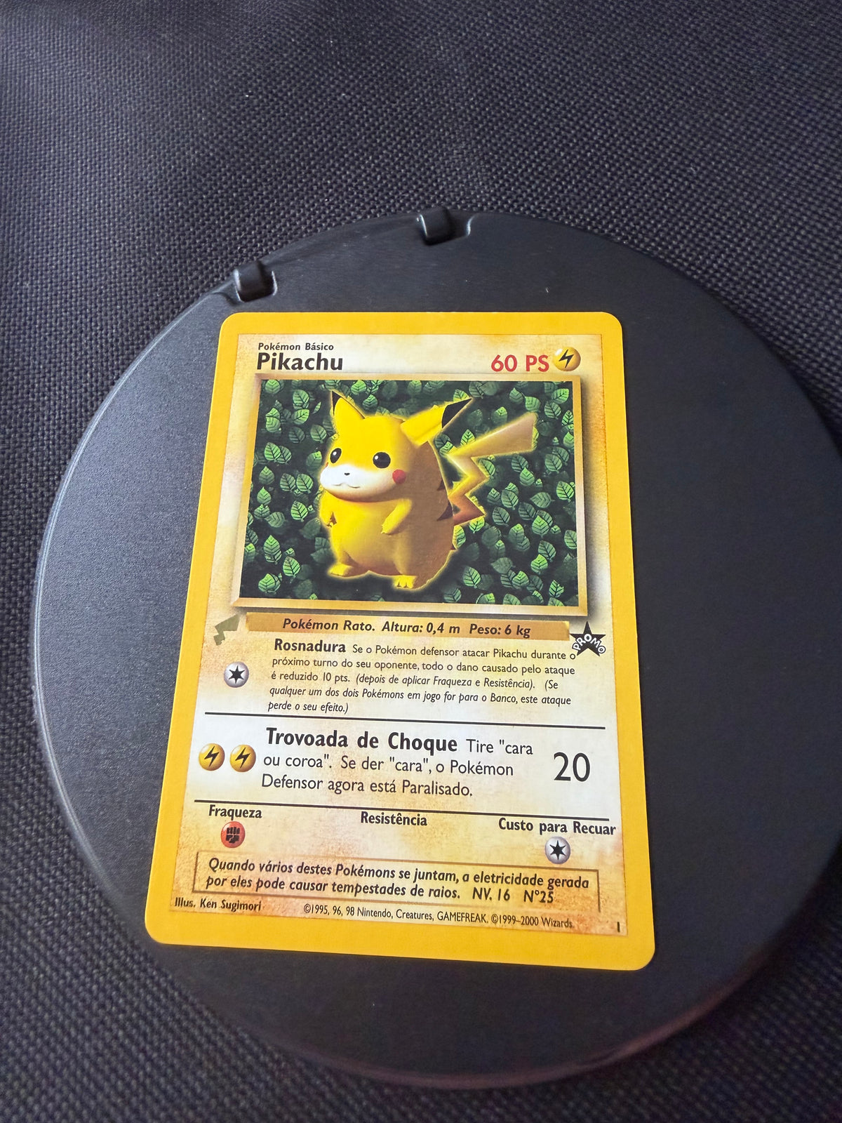 Pokemon Karte World Collection Pikachu 1 Portugiesisch