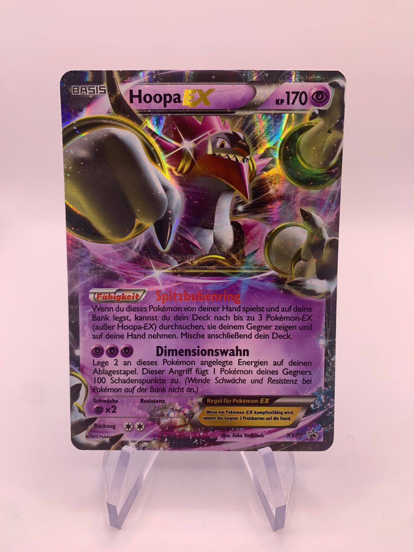 Pokemon Karte Ex Promo Hoopa XY71 Deutsch