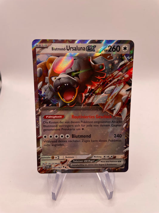 Pokémon Karte ex Ursaluna 141/167 Deutsch