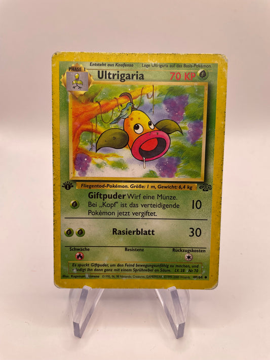 Pokemon Karte Jungel Ultrigaria 48/64 Deutsch