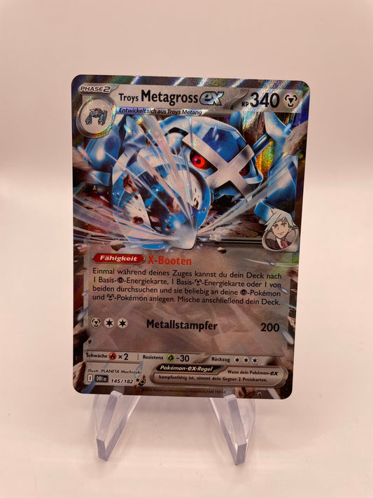 Pokemon Karte Metagross ex 145/182 Deutsch