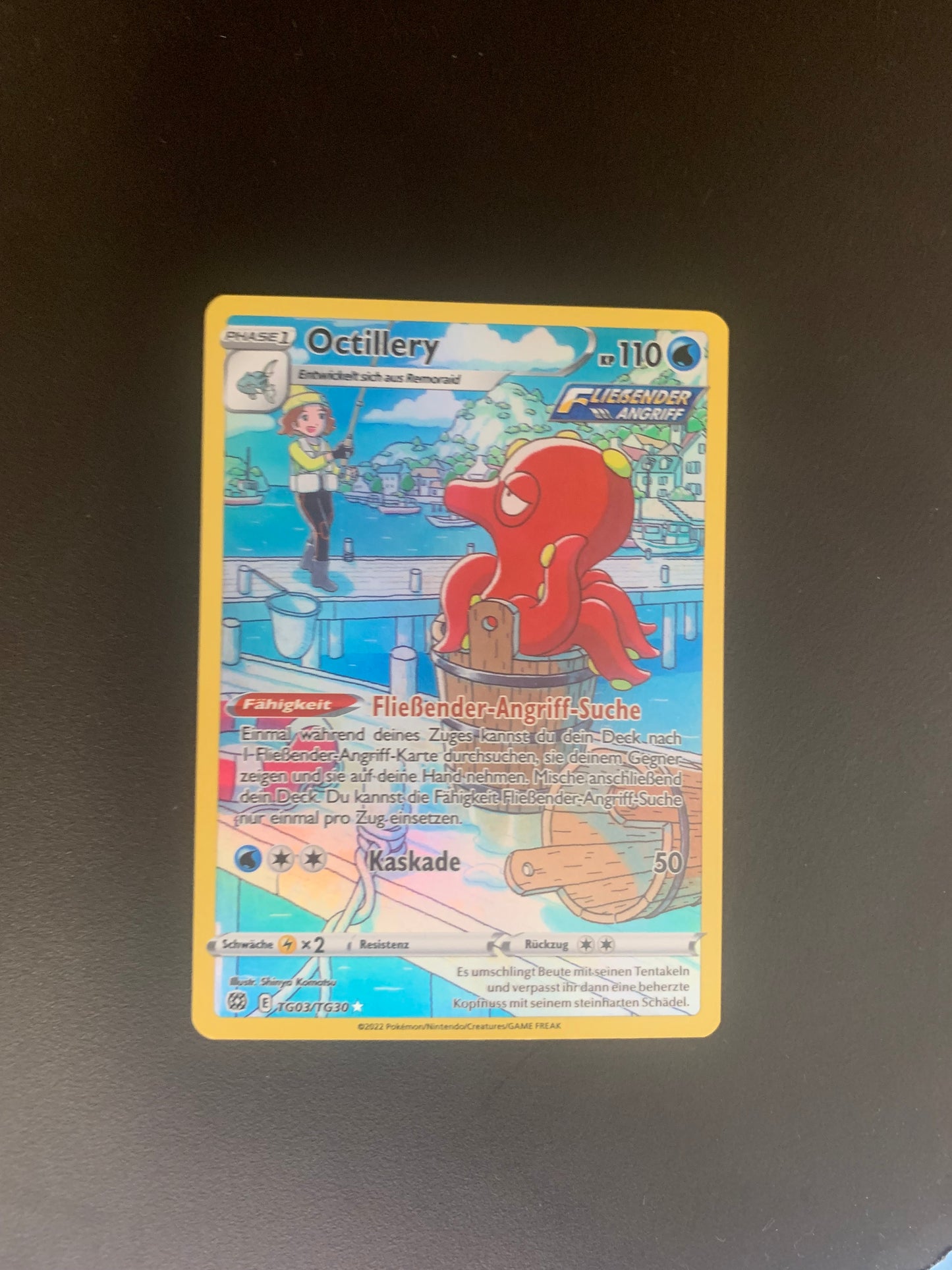 Pokemon Karte Art-Rare Octillery TG03/TG30 Deutsch