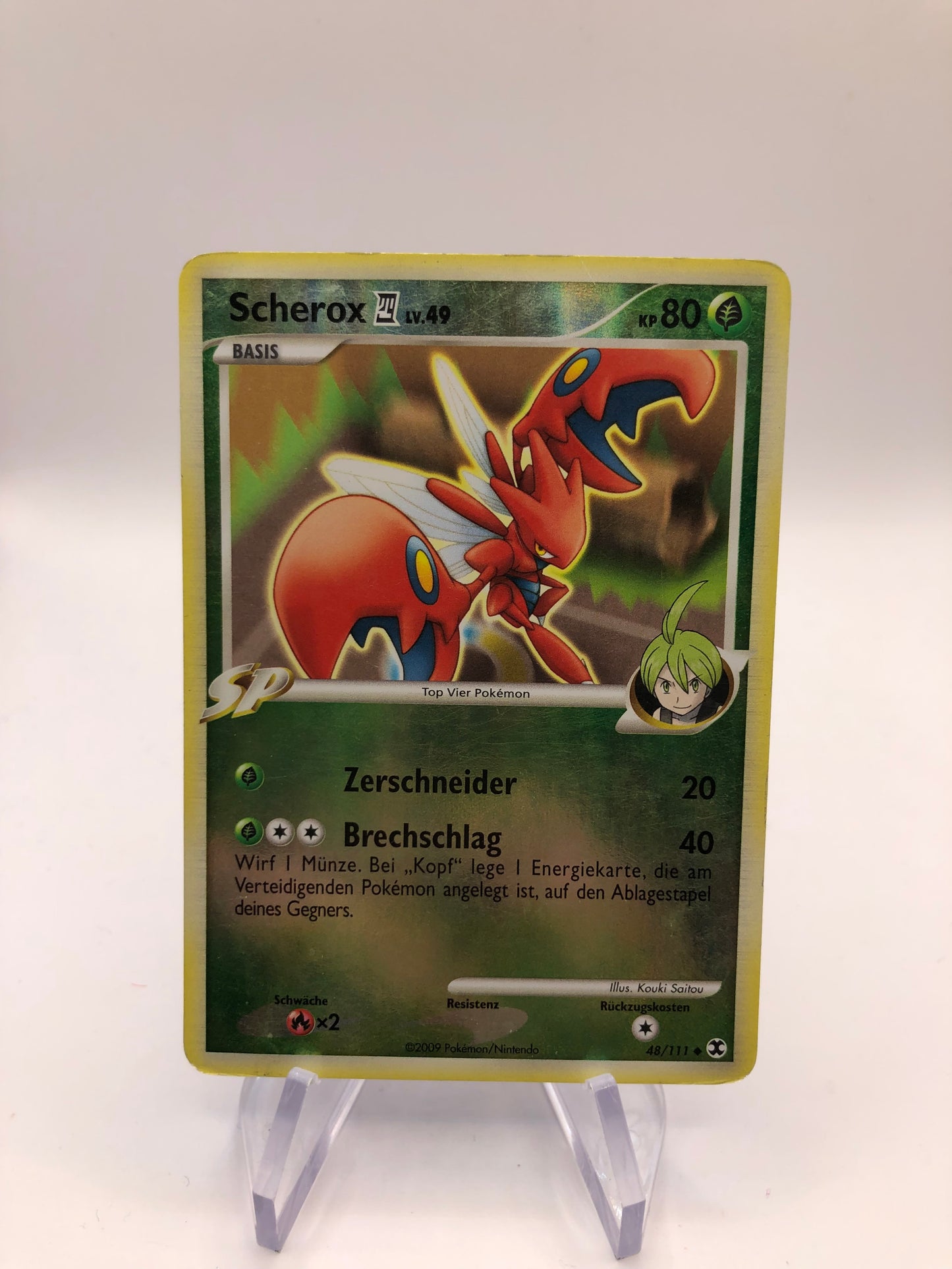 Pokemon Karte Revers Scherox 48/111 Deutsch