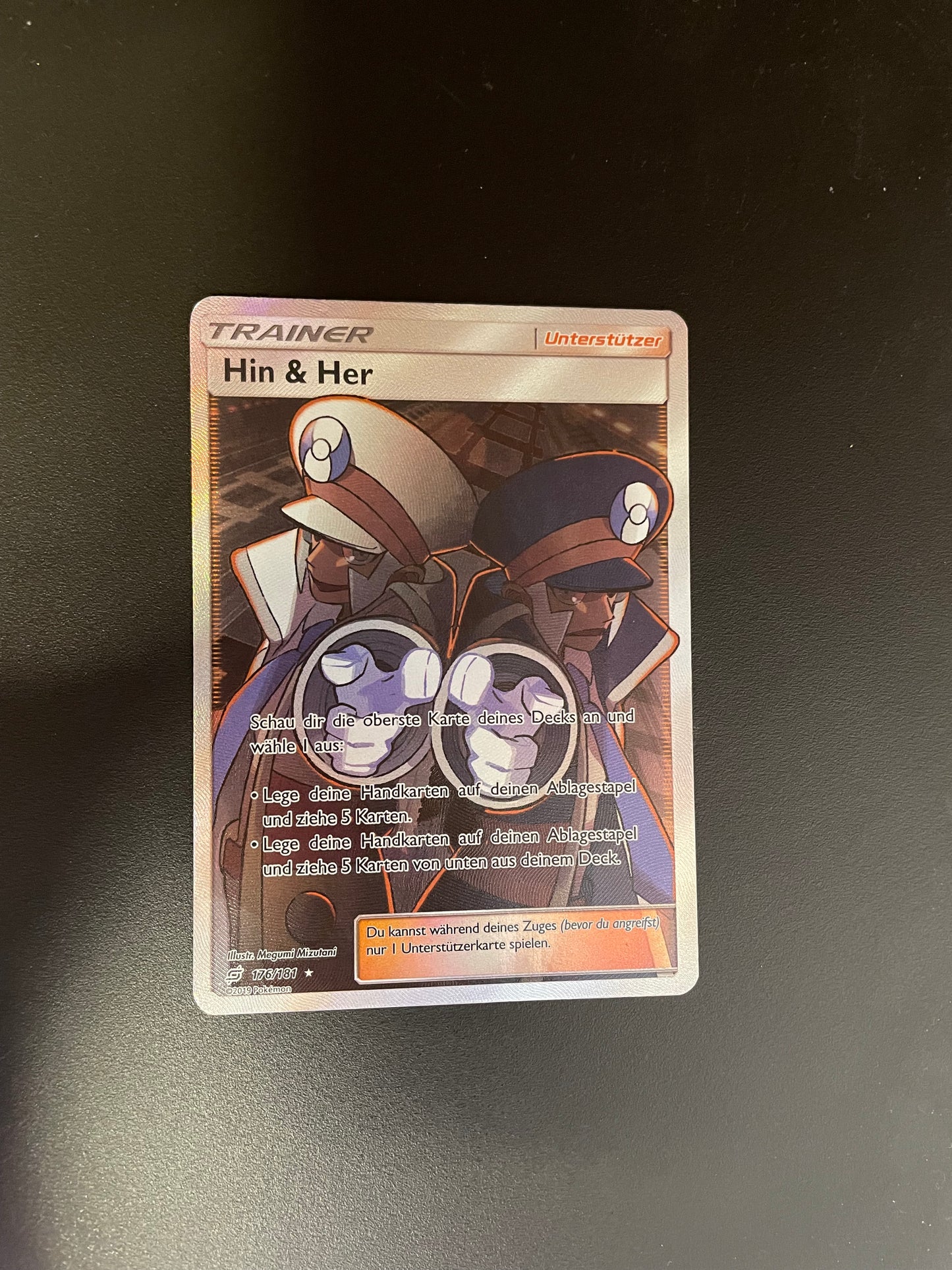 Pokemon Karte Trainer Hin & Her 176/181 Deutsch