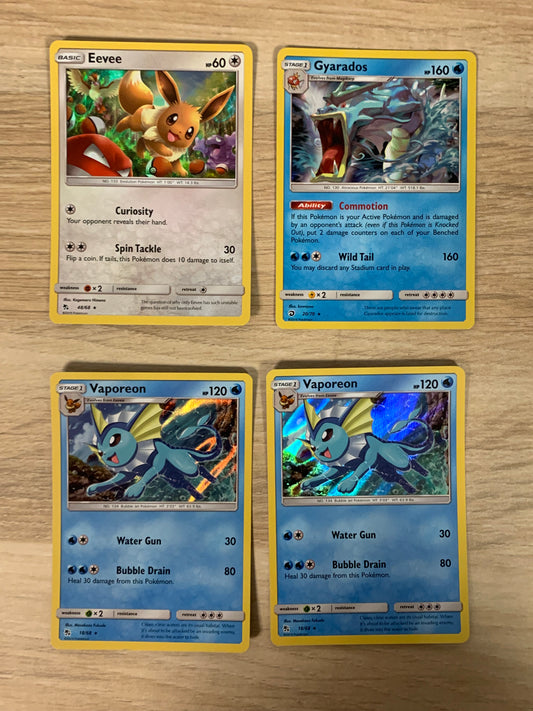 Pokemon Card Holo Bundle Eevee Evolutions English