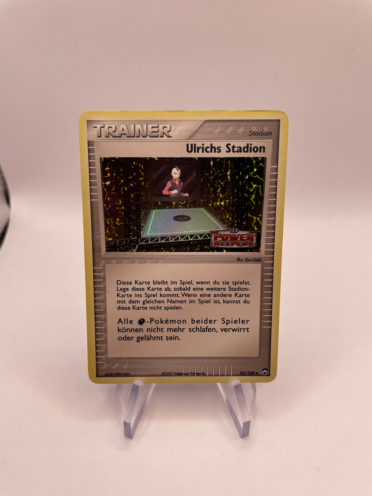 Pokemon Karte Stamp Ulrichs Stadion 82/108 Deutsch
