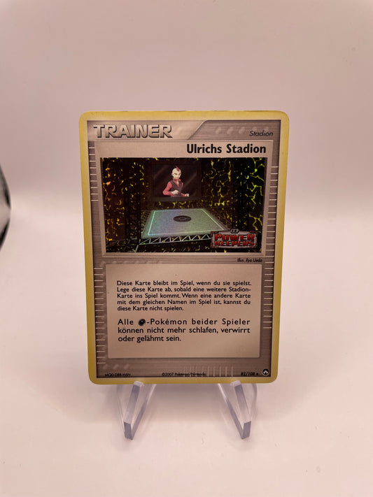 Pokemon Karte Stamp Ulrichs Stadion 82/108 Deutsch