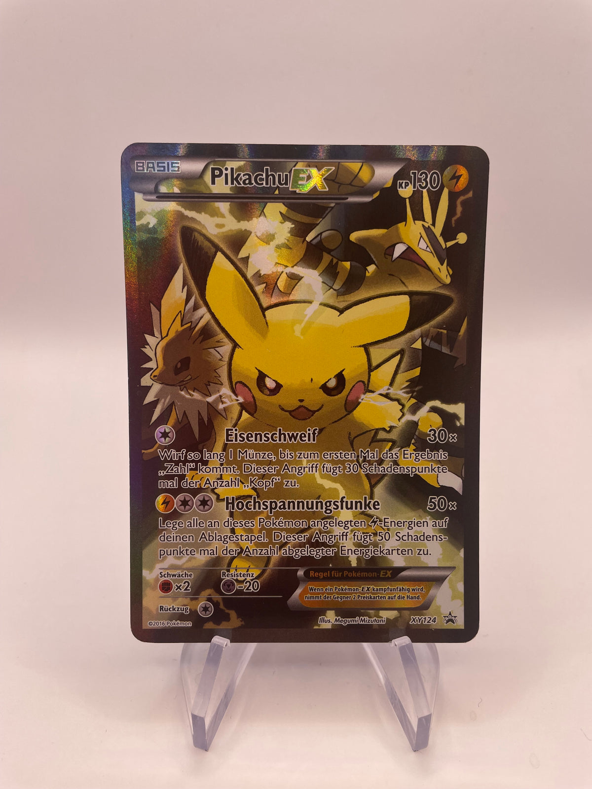 Pokemon Karte Ex Promo Pikachu XY124 Deutsch