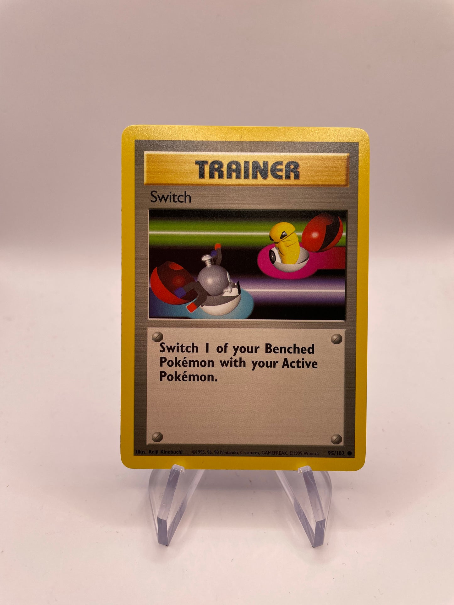 Pokemon Karte Base Set Trainer Switch 95/102 Englisch