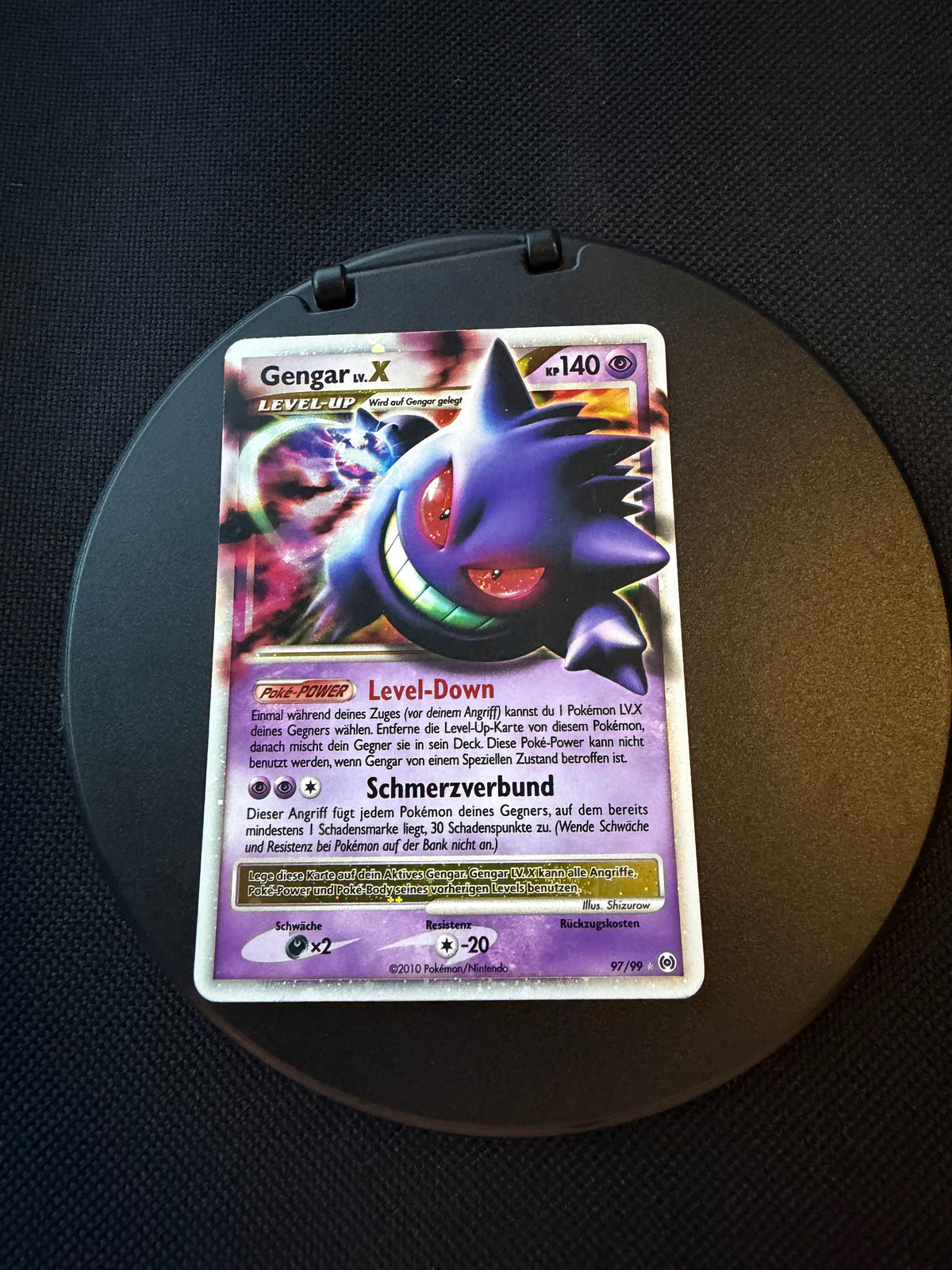 Pokemon Karte Lv.X Gengar 97/99 Deutsch