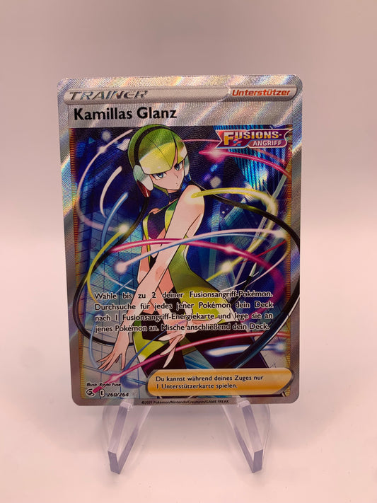 Pokémon Card Trainer Kamilla's Shine 260/264 German