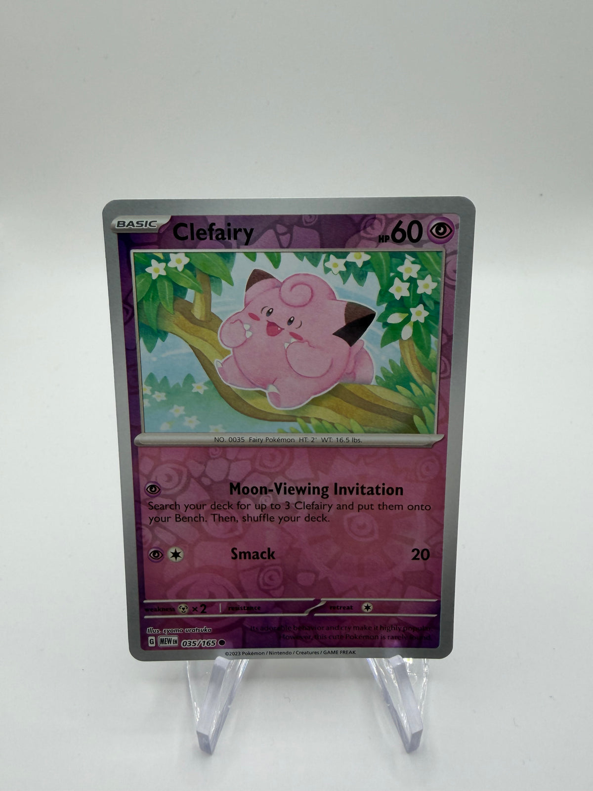 Pokemon Karte Reverse 151 Piepi 35/165 Englisch