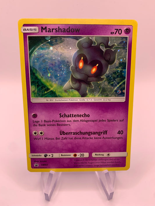 Pokemon Karte Promo Holo Marshadow SM93 Deutsch