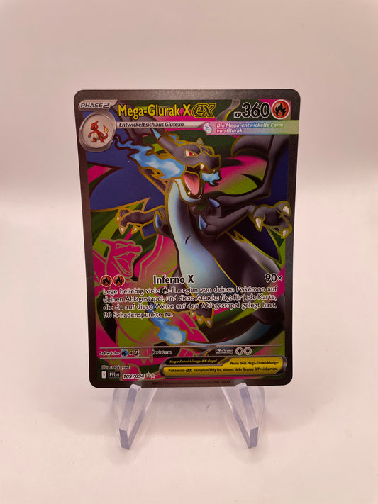 Pokemon Karte EX Mega-Glurak 109/94 Deutsch