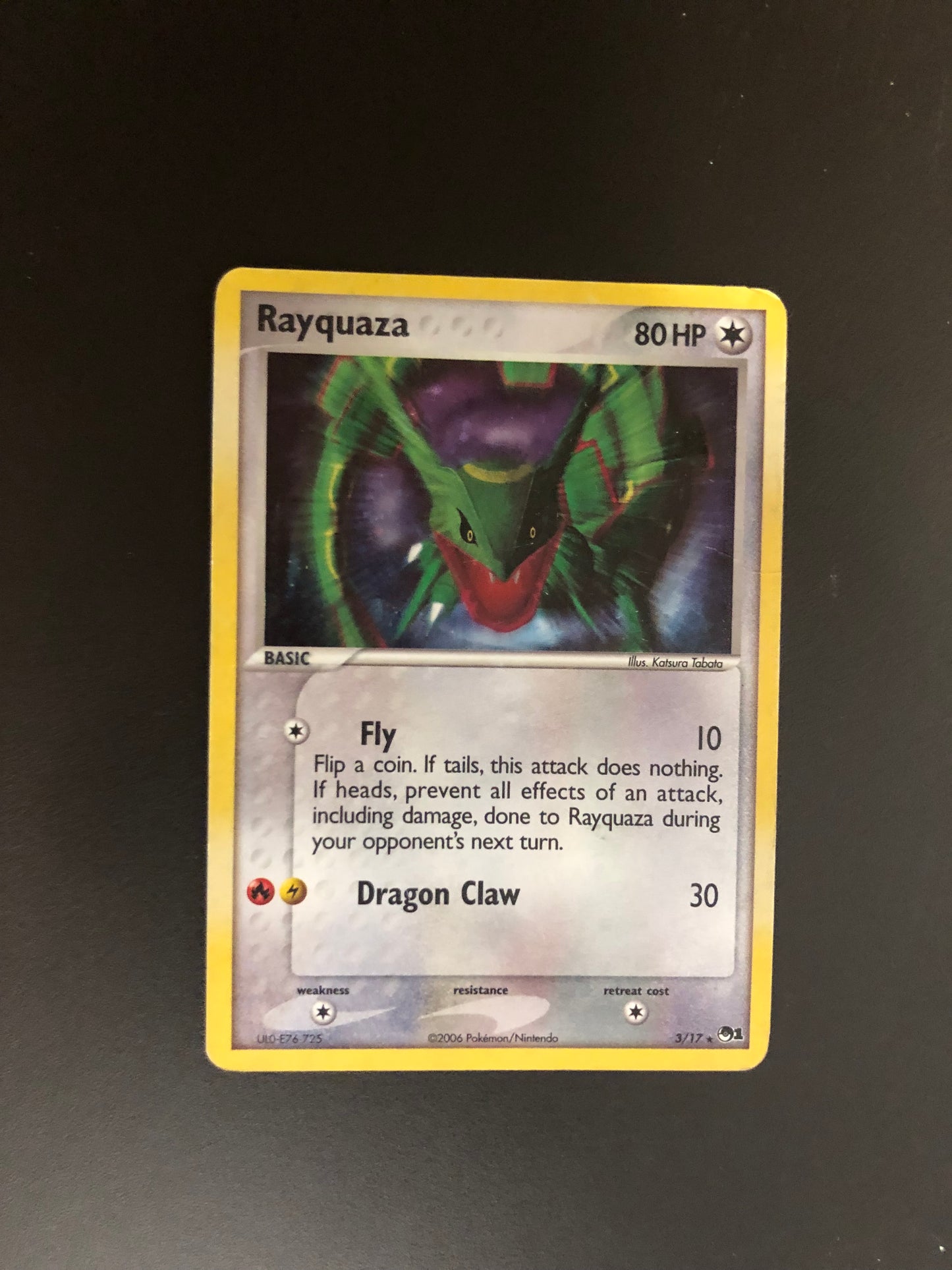Pokemon Karte Rayquaza 3/17 Englisch