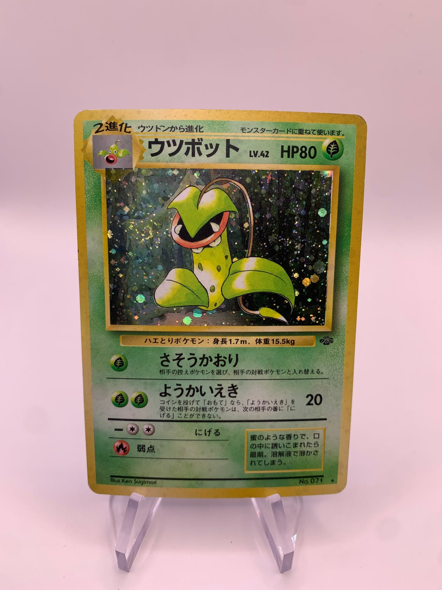 Pokemon Karte Holo Sarzenia No.71 Japanisch