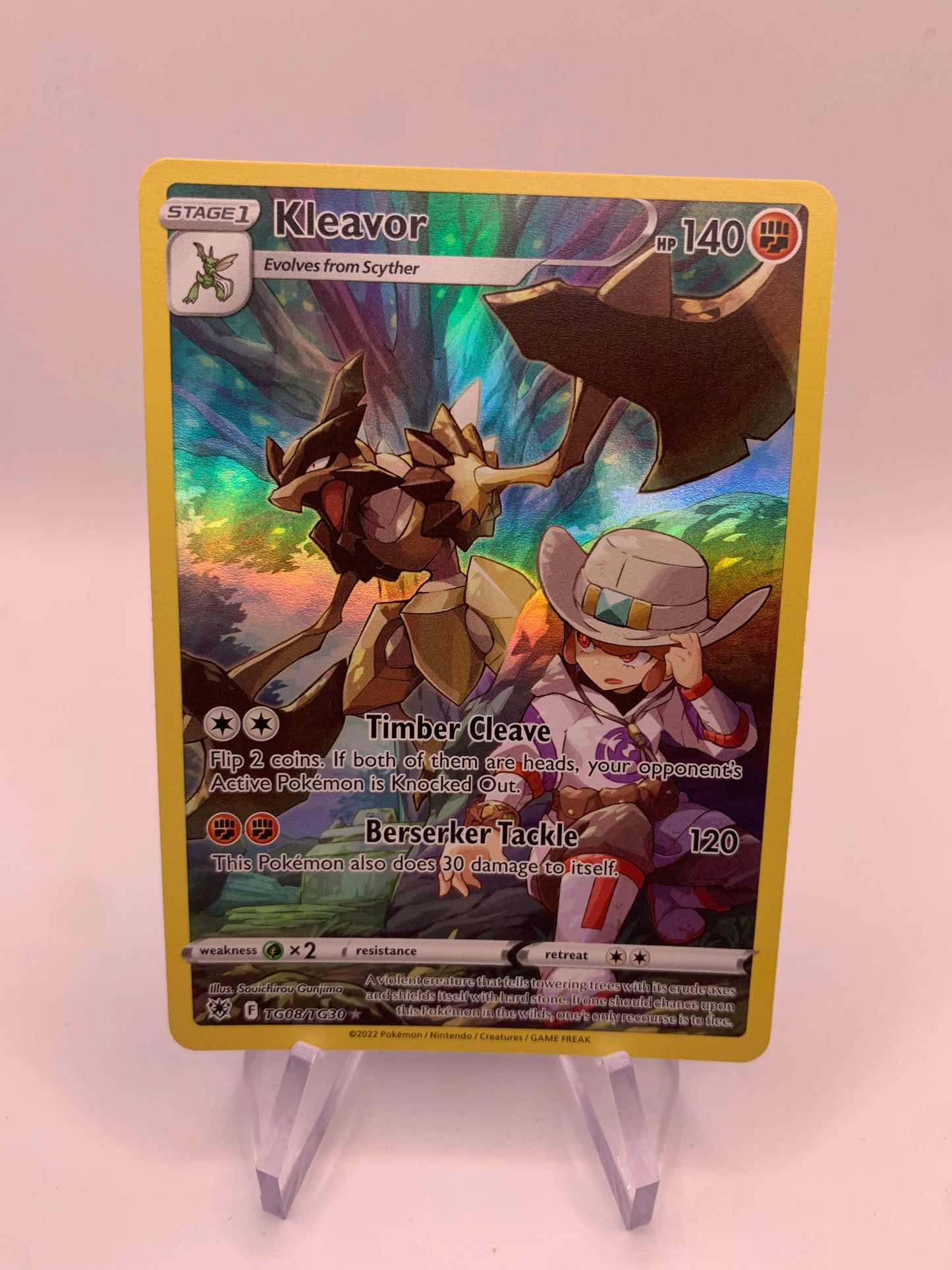 Pokemon Karte Art-Rare Axanator Tg08/Tg30 Englisch