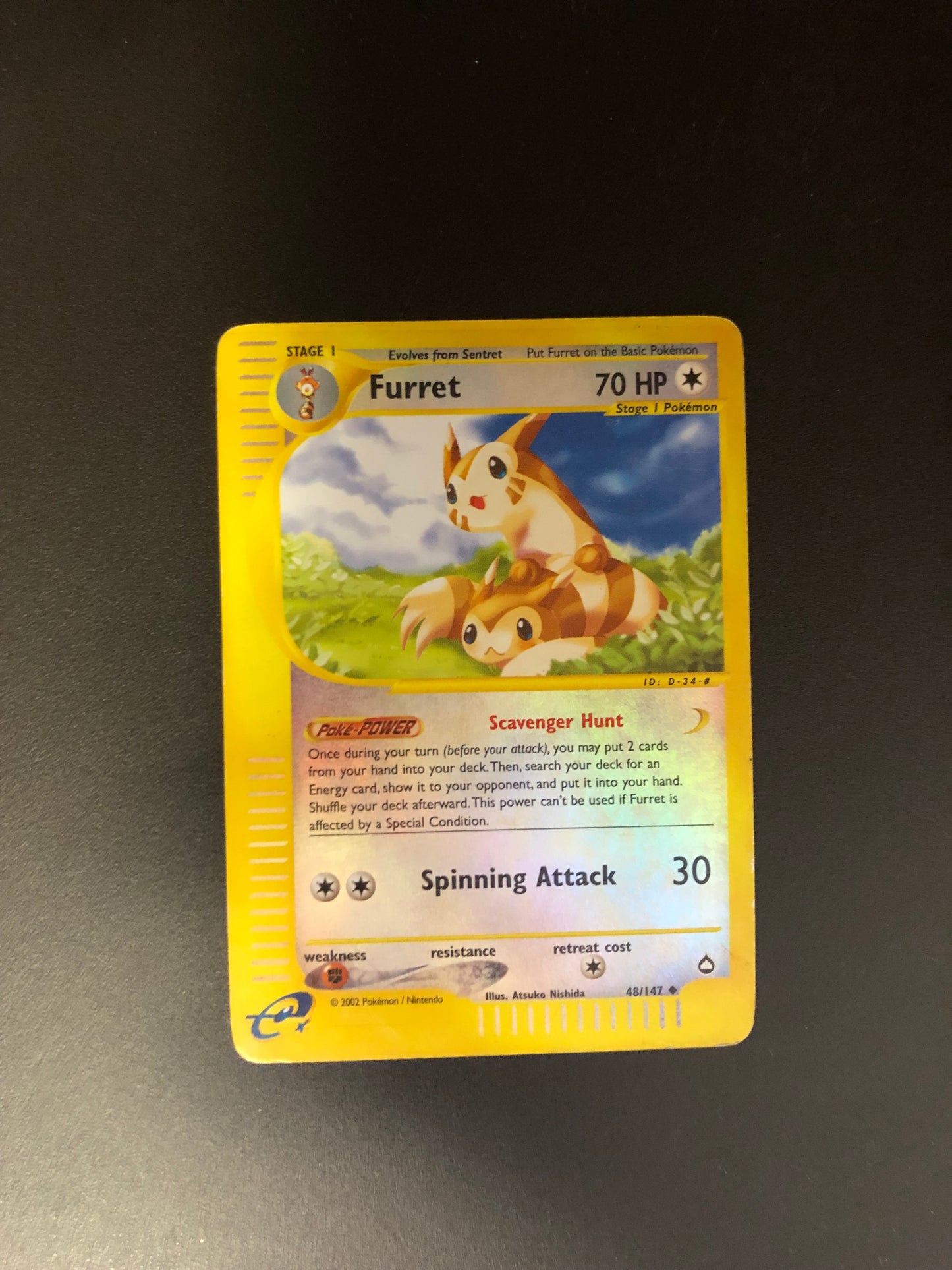 Pokemon Karten E-Serie Reverse Wiesenior 48/147 Englisch