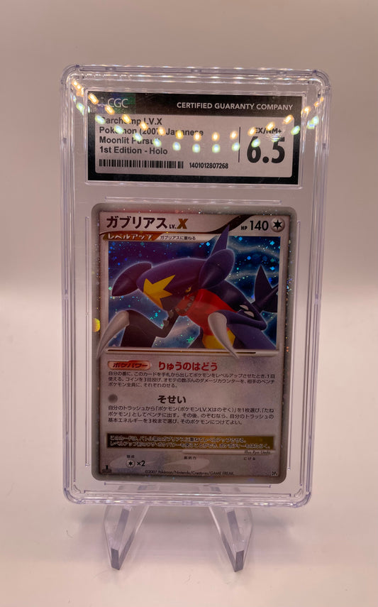 Pokemon Karte CGC 6,5 1.Edition Knakrack DP4 Japanisch