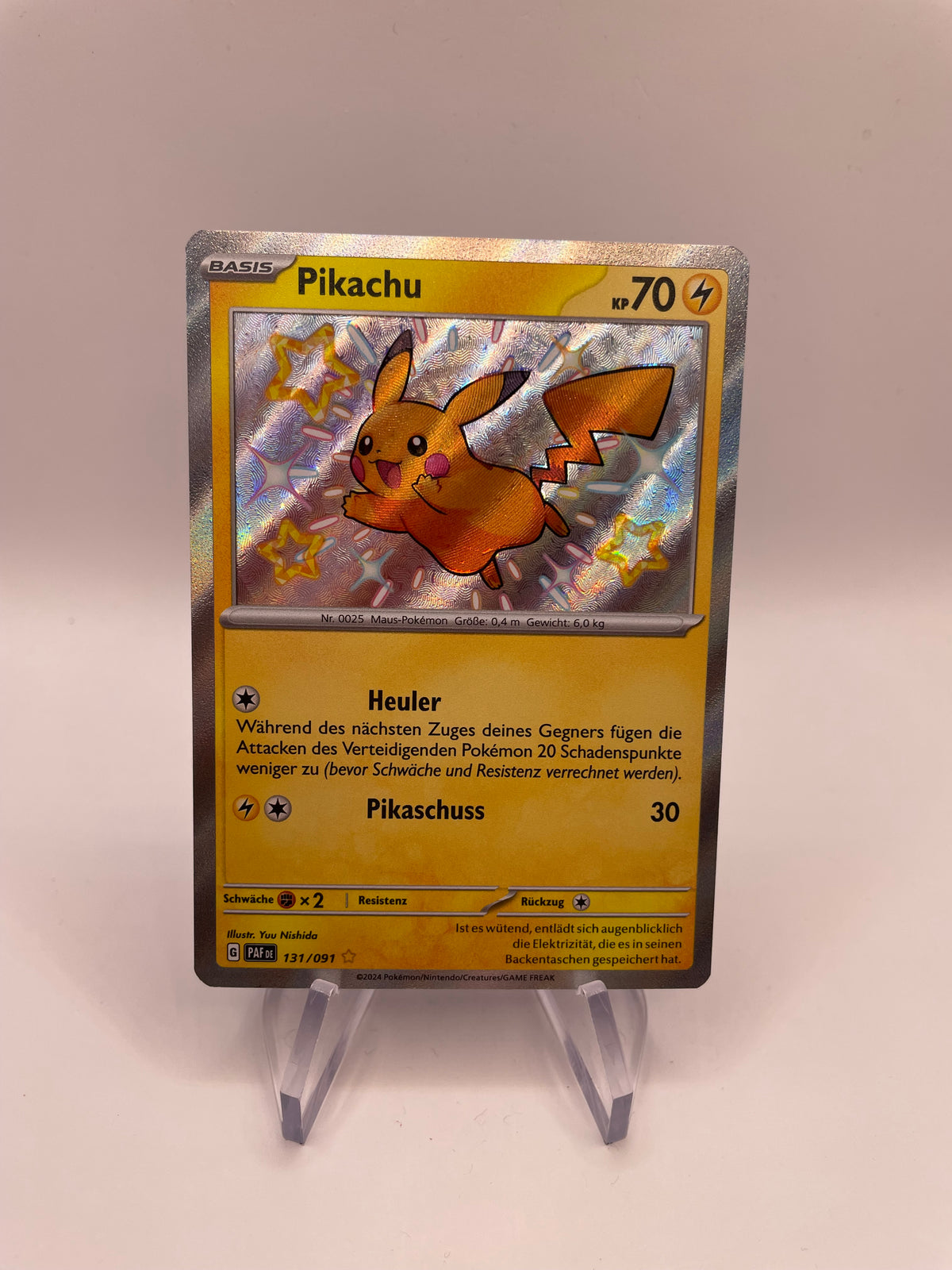 Pokemon Karte Shiny Pikachu 131/91 Deutsch