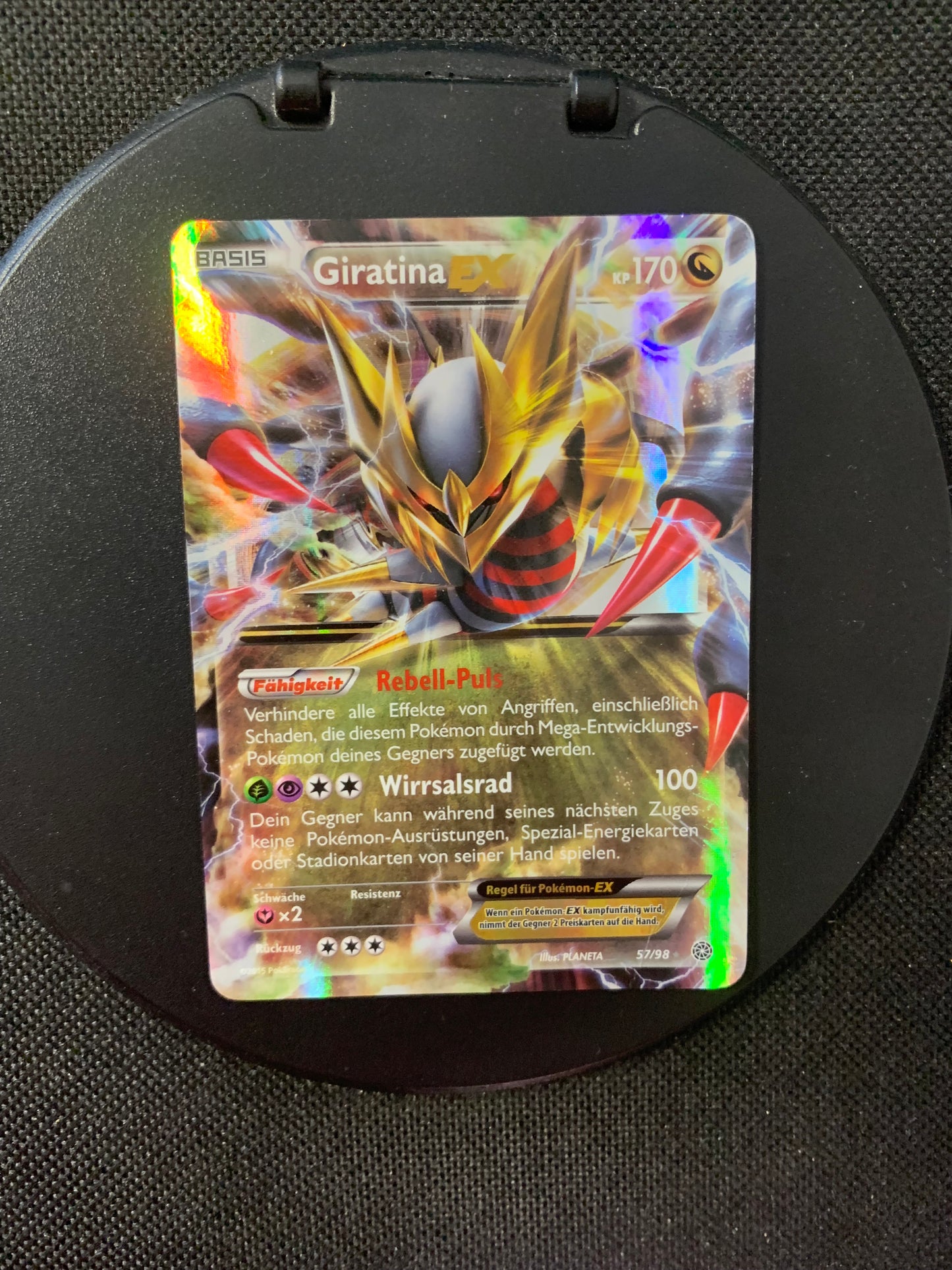 Pokemon card ex Giratina 57/98 German