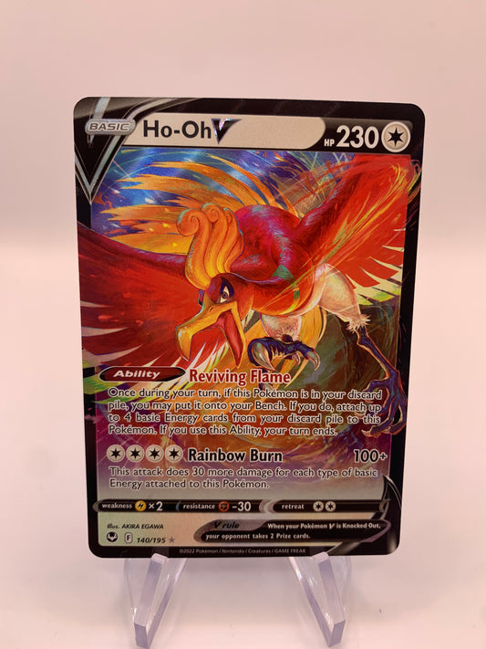 Pokemon Karte V Ho-Oh 140/195 Englisch