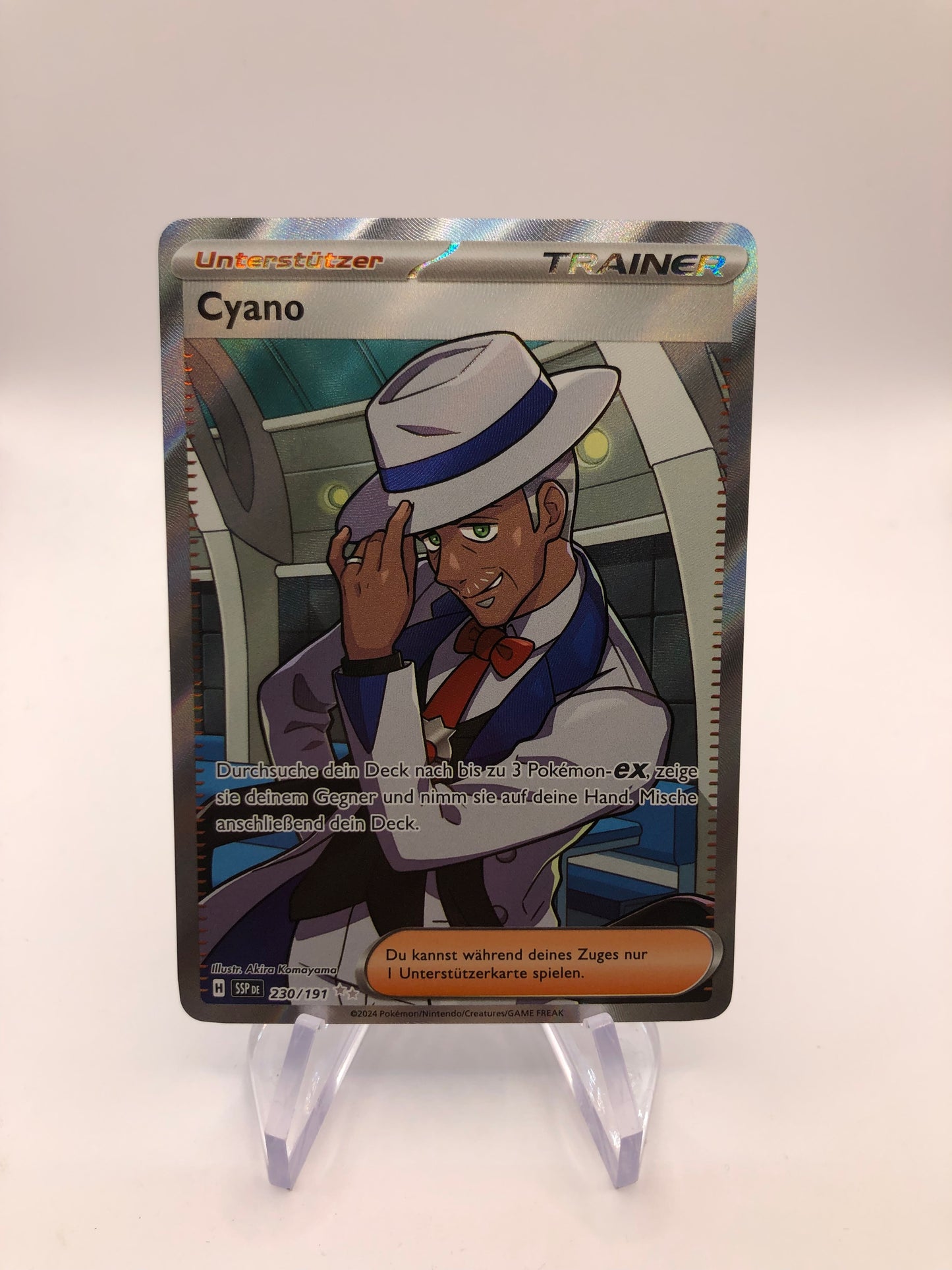 Pokemon Karte Trainer Cyano 230/191 Deutsch