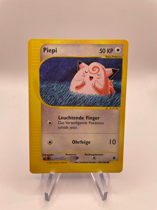 Pokemon Karte E-Series Piepi 101/165 Deutsch