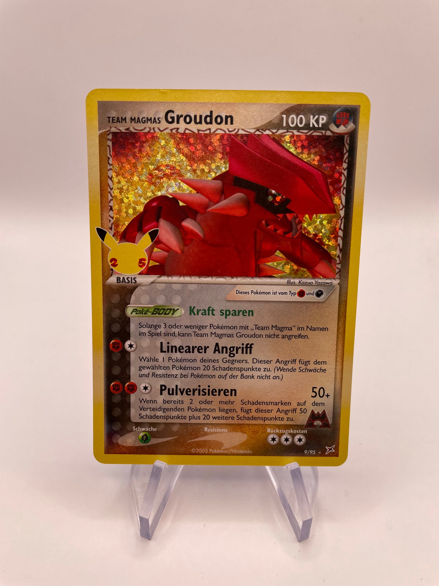 Pokemon Karte Celebration Groudon 9/95 Deutsch