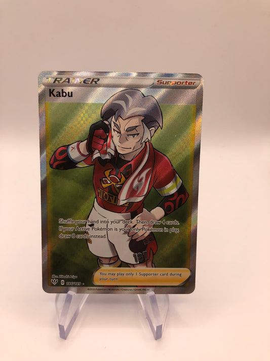 Pokemon Karte Trainer Kabu 186/189 Englisch