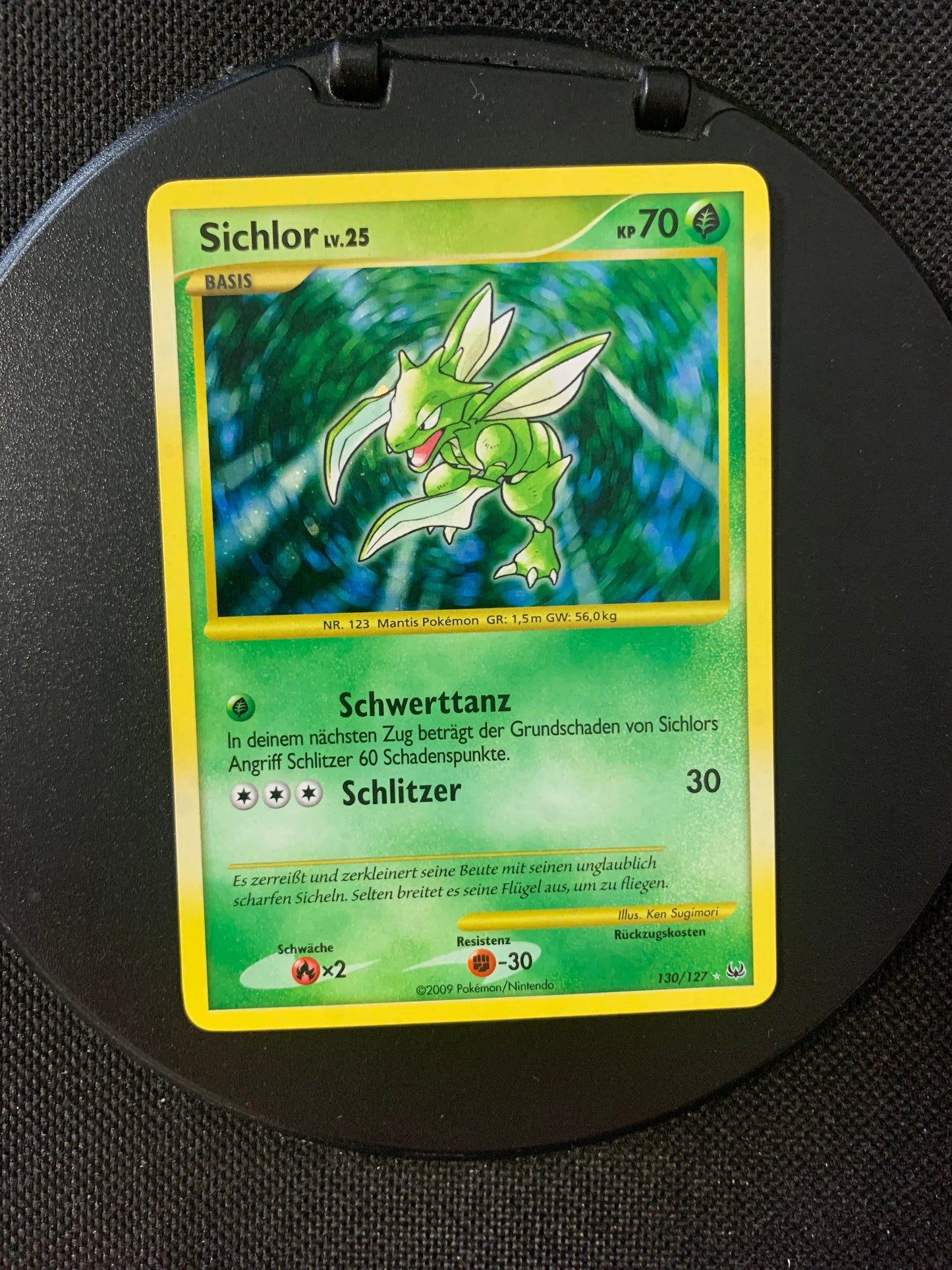 Pokemon Karte Holo Sichlor 130/127 Deutsch