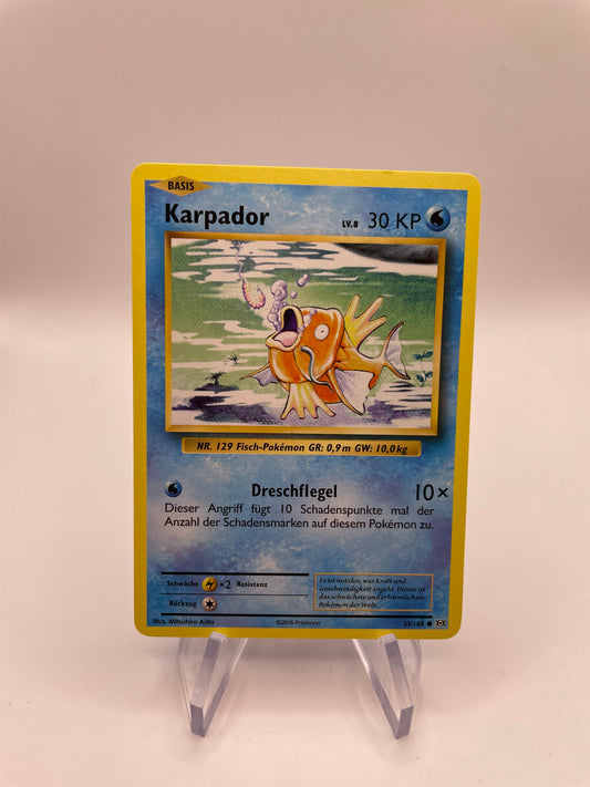 Pokemon Karte Karpador 33/108 Deutsch