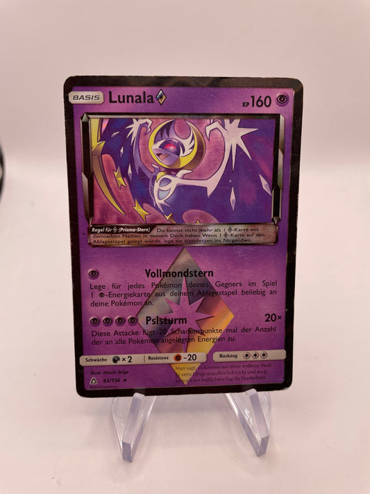 Pokemon Karte Revers Lunala 62/156 Deutsch